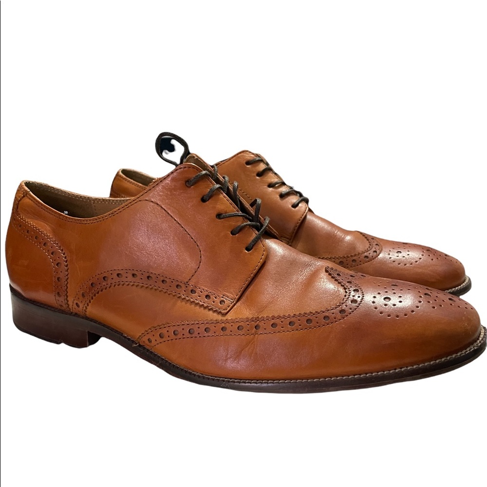 Cole HAAN classic wingtip mens shoes size 12